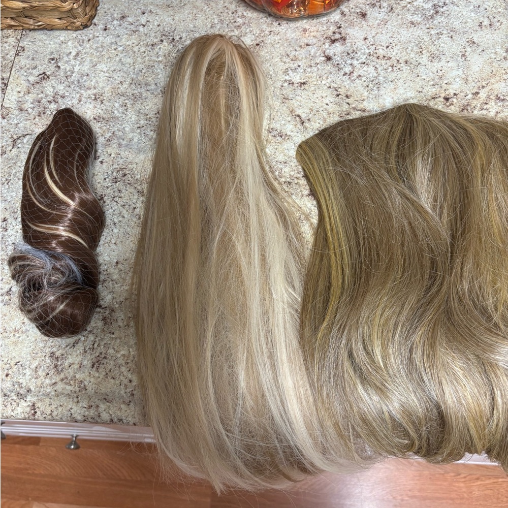 Blonde and Brown Hair Extensions